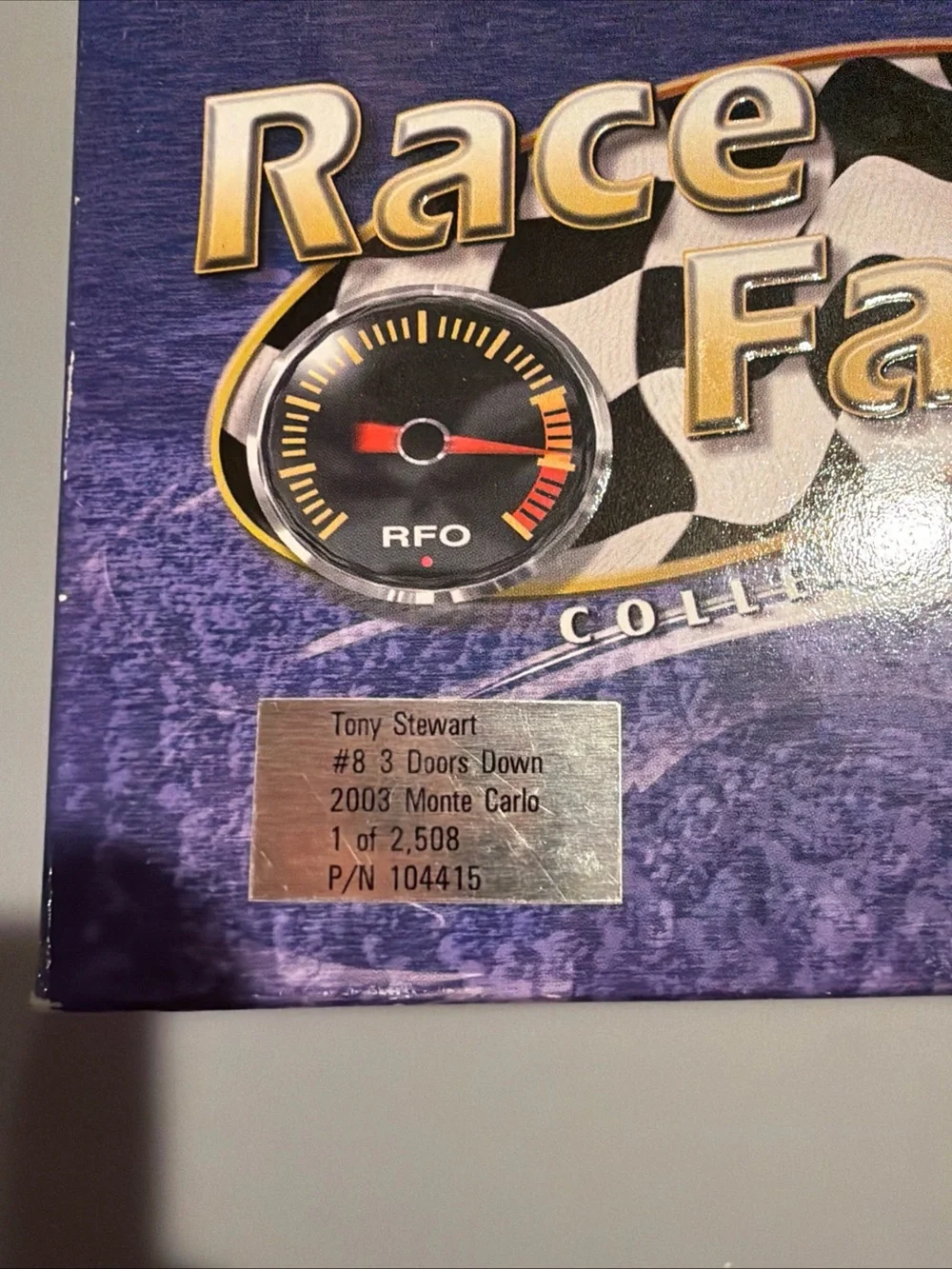 Race Fans Tony Stewart 2003 3 Doors Down Nascar 1/24 Diecast Action #8 Authentic